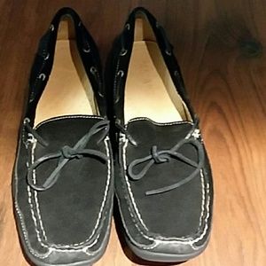 Sperry Black Suede Top Sider Shoes